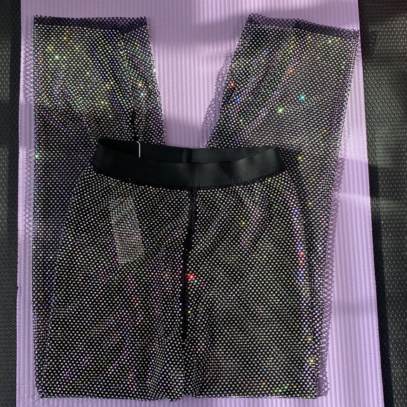 Mesh Rhinestone Pants - Picture 11 of 11